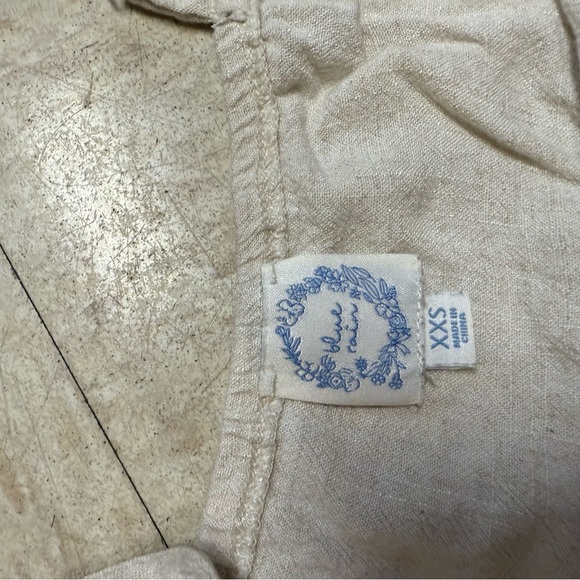 Beige Button-Down Ruffle Dress - Picture 3 of 3